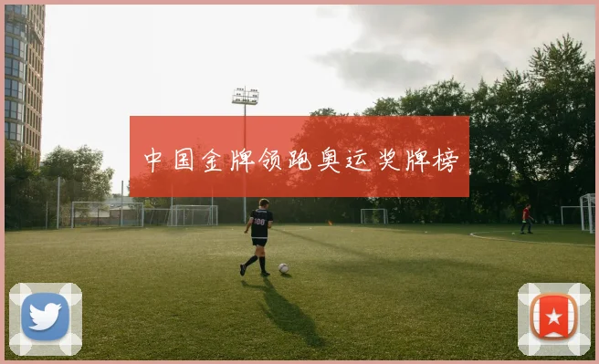 中国金牌领跑奥运奖牌榜